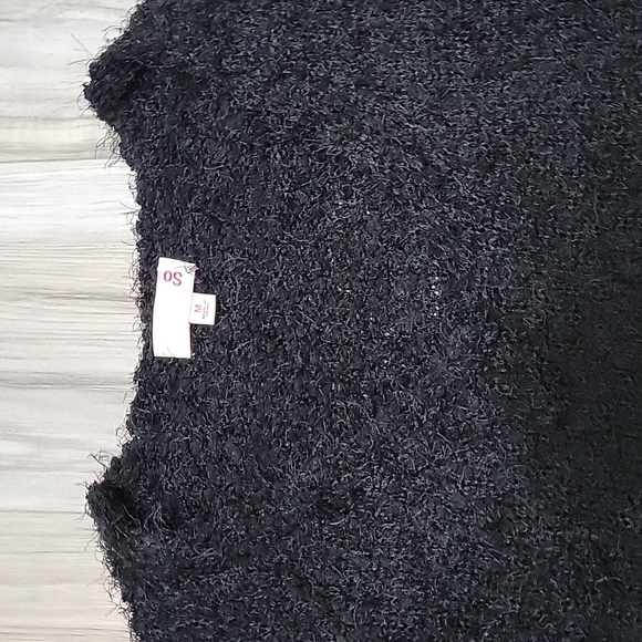 Eyelash/popcorn Sweater Split Hem - Picture 2 of 5